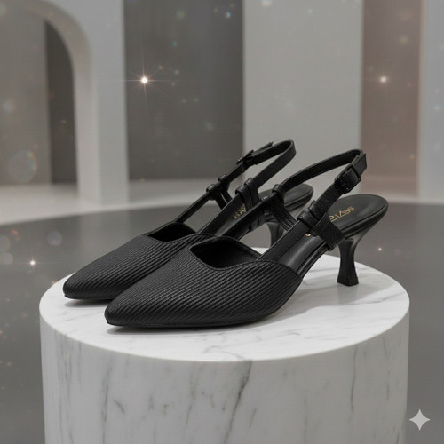 کفش مجلسی ساتن خطی