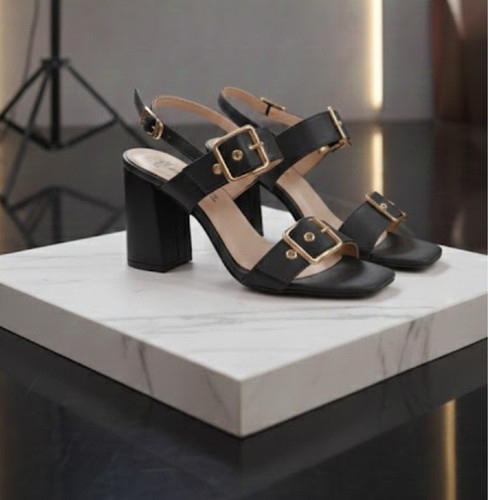 صندل مجلسی 2 سگگ پاشنه 7 سانت مشکی